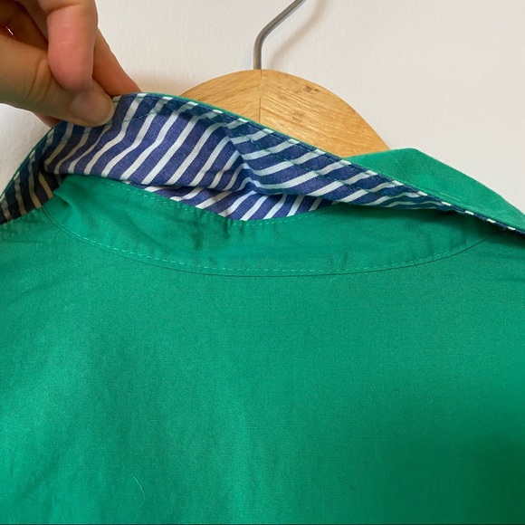 VAN HEUSEN XS Green Button Down - Picture 9 of 13